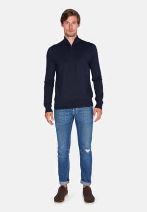 Mario Russo Zip Trui