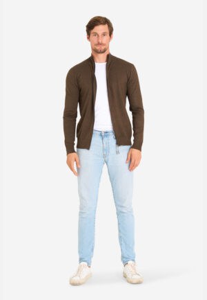 Mario Russo Full Zip Cardigan