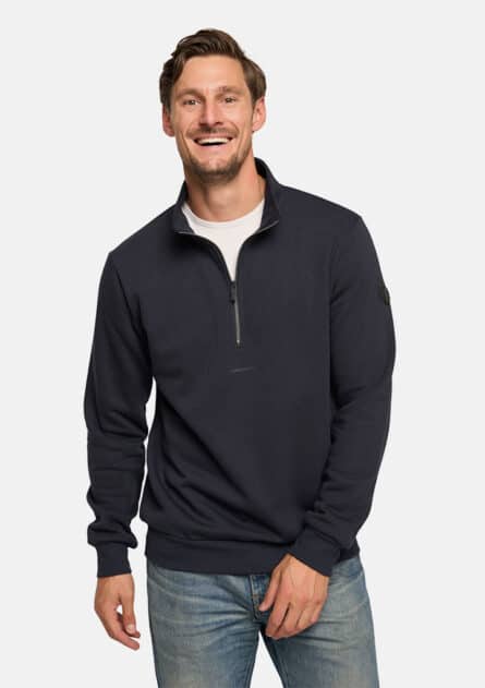 Mario Russo Basic Sweater Half Zip - Afbeelding 2