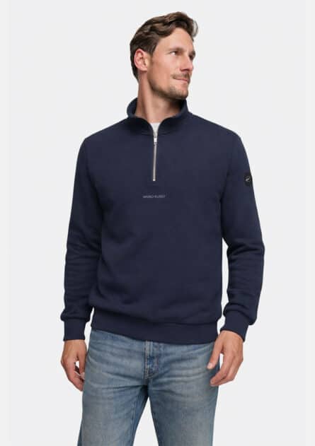 Mario Russo Basic Sweater Half Zip - Afbeelding 3