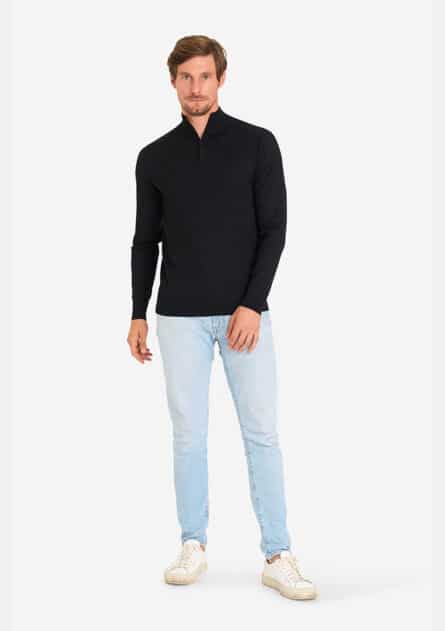 Mario Russo Half Zip Sweater - Afbeelding 5
