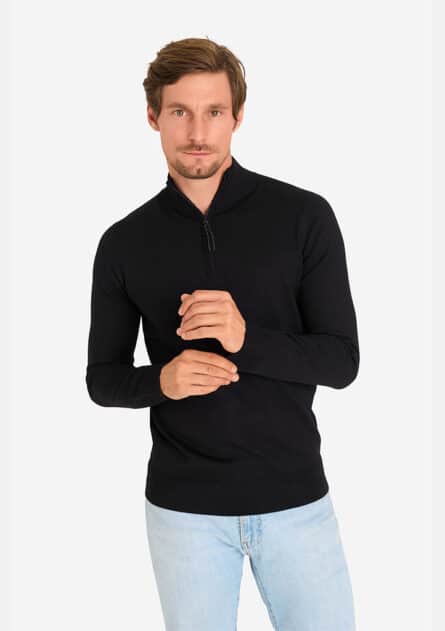Mario Russo Half Zip Sweater - Afbeelding 7