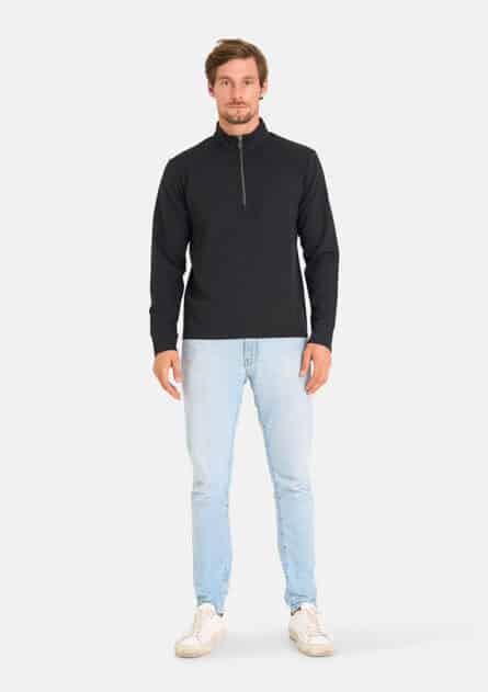 Mario Russo Pique Longsleeve Shirt - Afbeelding 1