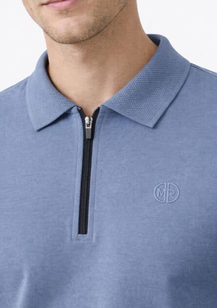 Mario Russo Polo Lorenzo Zipped - Afbeelding 3