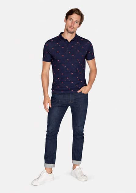 Mario Russo Polo Palm Tree - Afbeelding 2