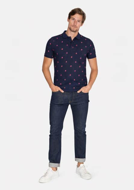 Mario Russo Polo Palm Tree - Afbeelding 3