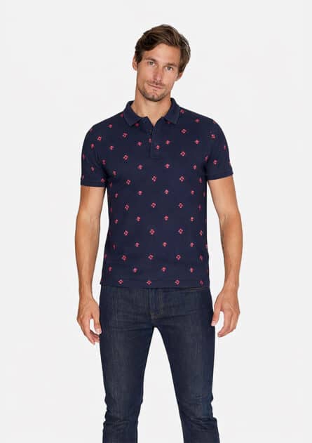 Mario Russo Polo Palm Tree - Afbeelding 4