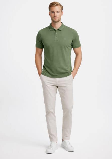 Mario Russo Polo Vittorio Button-Up - Afbeelding 1