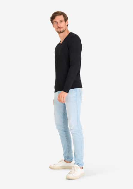 Mario Russo Round V-neck Pullover - Afbeelding 2
